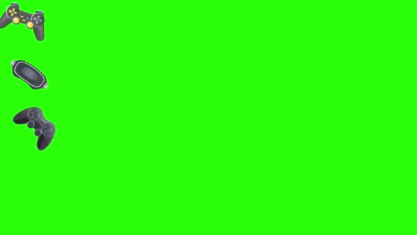 Gâteaux de jeu animation, éléments de source graphique clé chroma