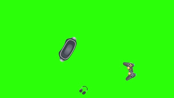 Gâteaux de jeu animation, éléments de source graphique clé chroma