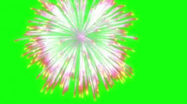 Havai fişek yeşil ekran