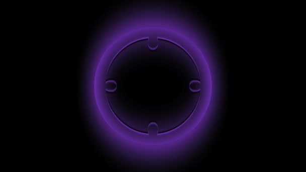 Light circle background loop — Stock Video