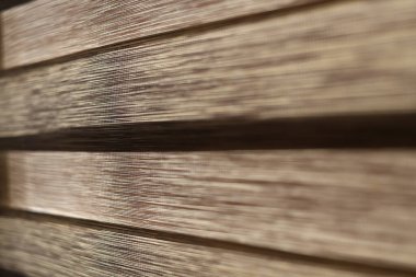 Evin arka planında, doğal ışığın içeri girdiği pencere perdeleri.