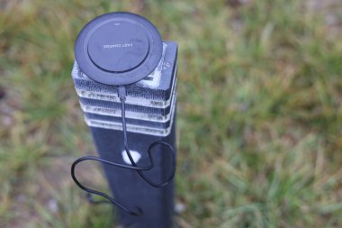 USB kablo prizli kablosuz telefon şarj cihazı