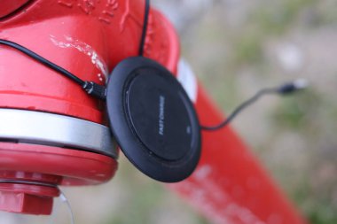 USB kablo prizli kablosuz telefon şarj cihazı