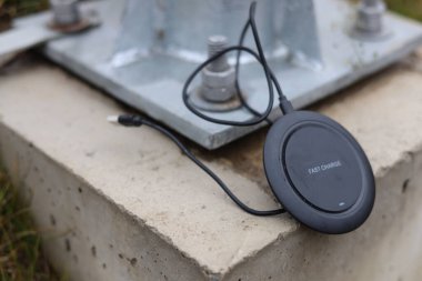 USB kablo prizli kablosuz telefon şarj cihazı