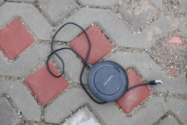 USB kablo prizli kablosuz telefon şarj cihazı