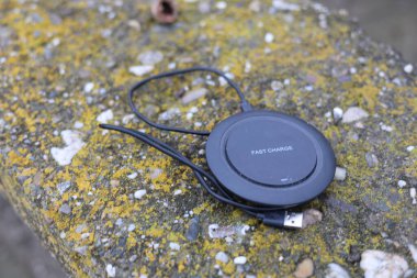 USB kablo prizli kablosuz telefon şarj cihazı