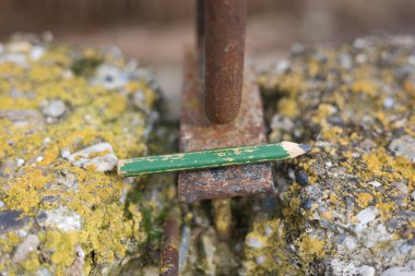 Kullanılmış eski marangoz kalem aracı