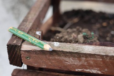 Kullanılmış eski marangoz kalem aracı