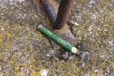 Kullanılmış eski marangoz kalem aracı