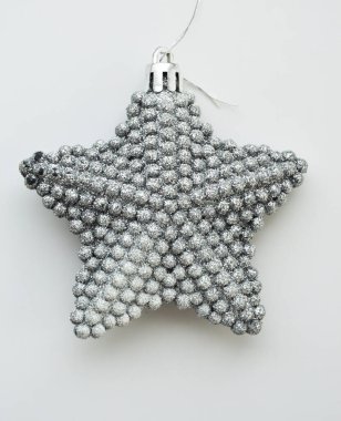 Noel ve yeni yıl için dekorasyon, güzel dekor, yıldız.