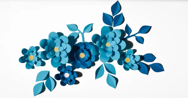 paper flowers. interior decor. wall decoration in the interior. paper decor. flowers in the interior. decoration with large flowers. background for decoration for the holiday.