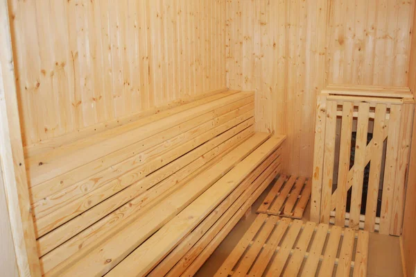 Sauna Sauna Avec Décoration Bois Mode Vie Sain — Photo