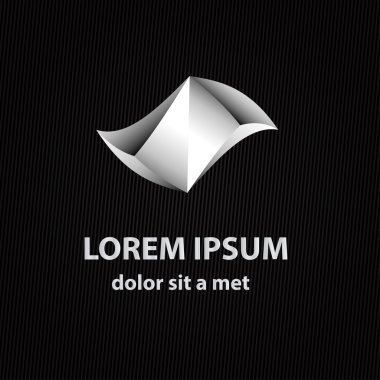 Arka plan ile soyut vektör sonsuzluk simgesi