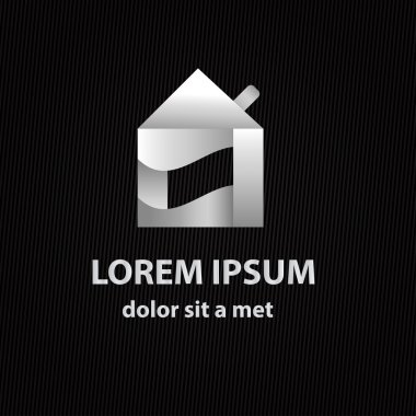 Soyut vektör arka plan ile simge oluşturma