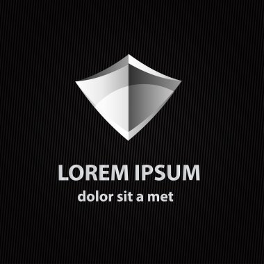 Arka plan ile soyut vektör simgesi
