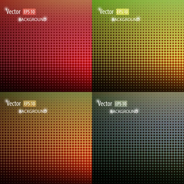 Векторний гладкий абстрактний барвистий фон набір з геометричною формою . — стоковий вектор