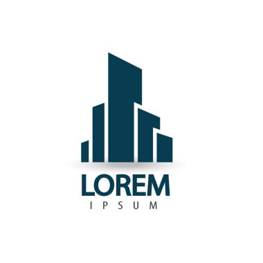 Yaratıcı Mimarlık logo tasarımı. Modaya uygun iş kavramı. Şirketiniz için vektör logo.