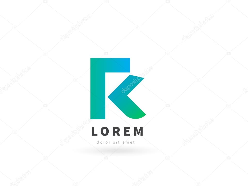 Letter R, logo design template. Creative vector logotype for your company.