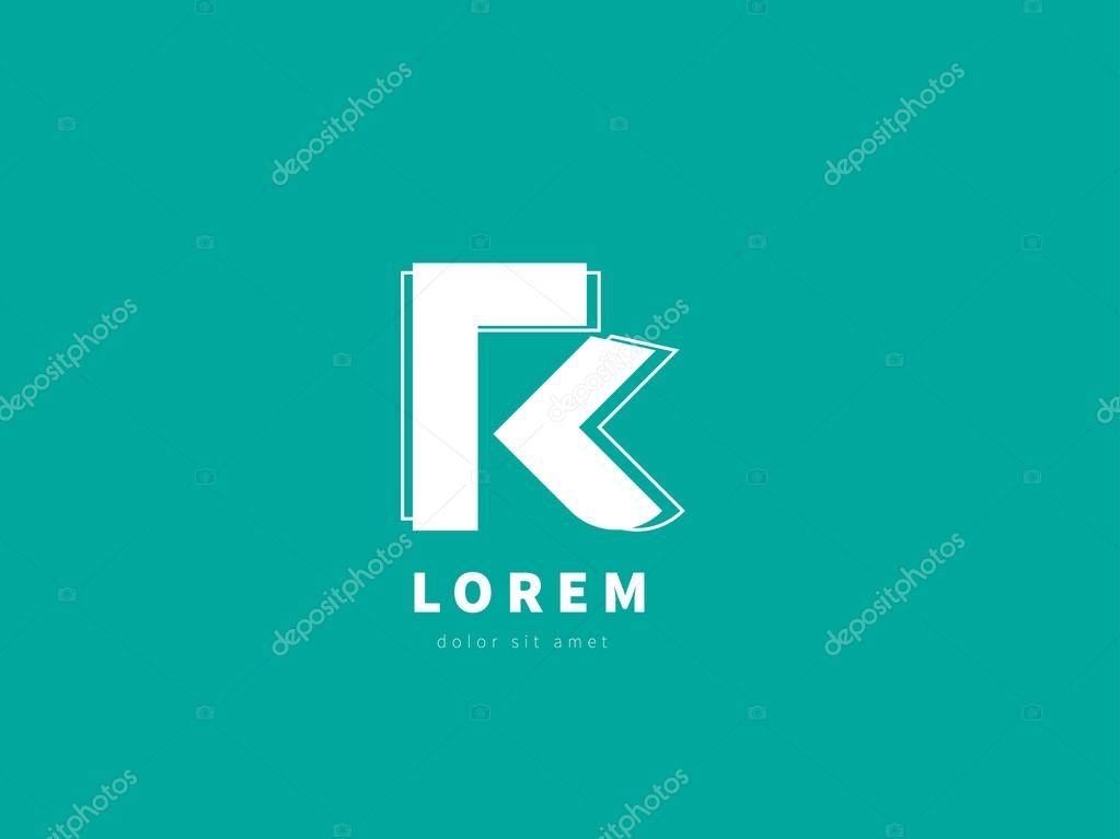 Letter R, logo design template. Creative vector logotype for your company.