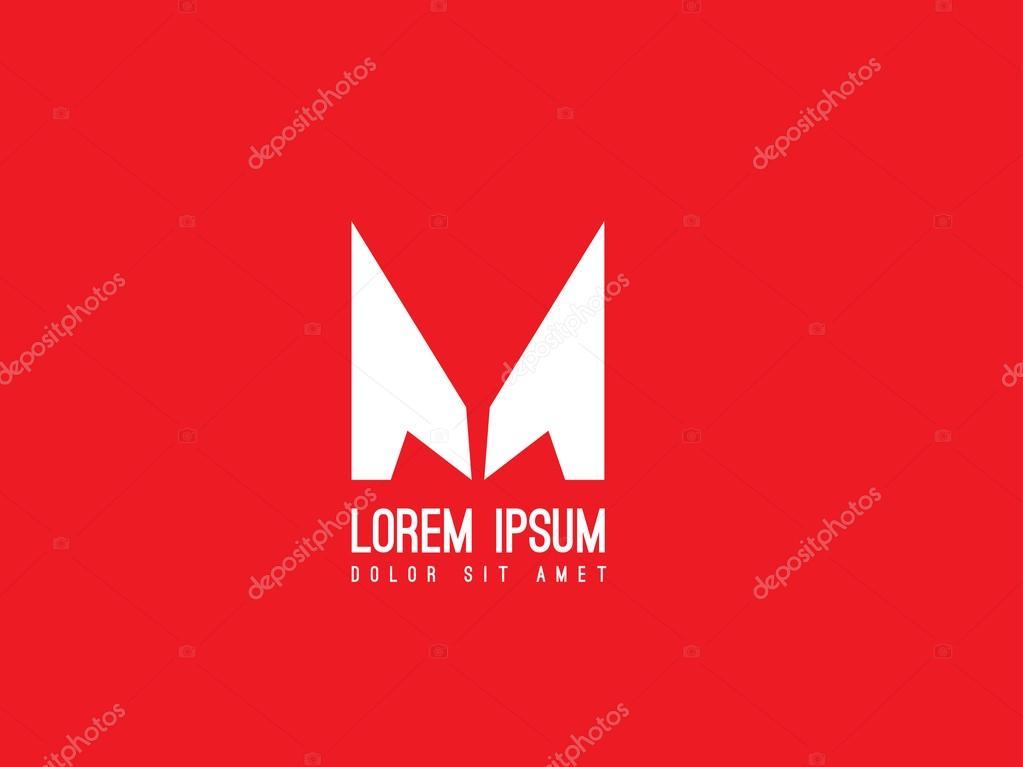 Letter M, logo design template. Creative vector logotype for your company.