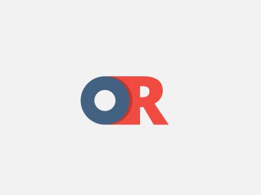 Harf R, logo simge tasarım şablonu. Vektör iş öğeleri.