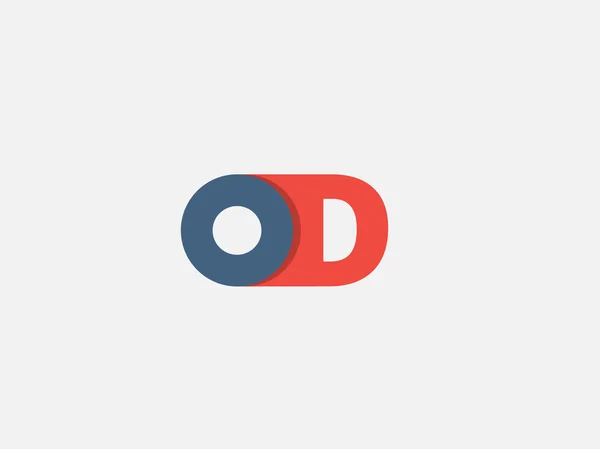 Letter D, logo ontwerp pictogrammalplaatje. Zakelijke vectorelementen. — Stockvector