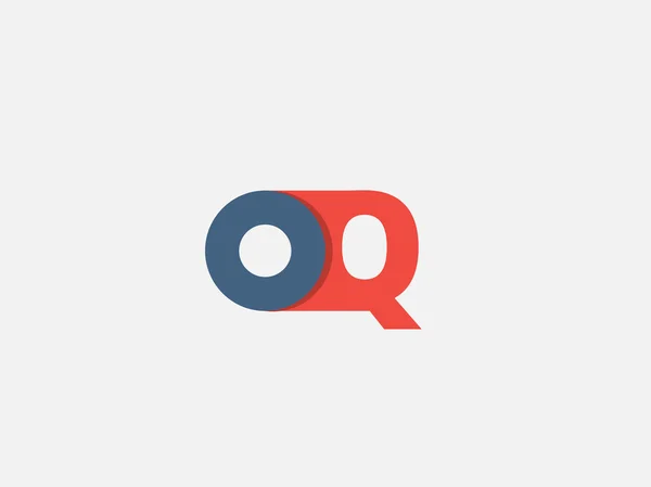 Litera Q, szablon projektu ikona logo. Elementy biznes wektor. — Wektor stockowy