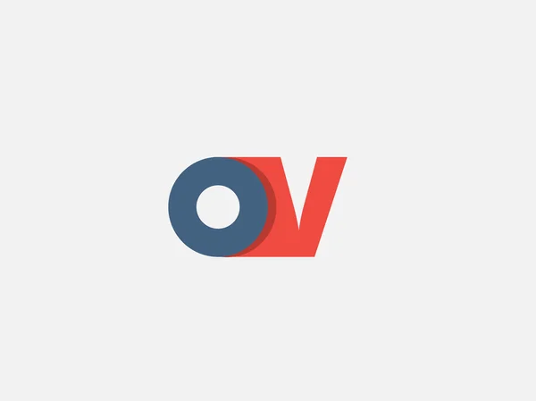 Písmeno V, logo ikonu šablony návrhu. Obchodní prvky vektoru. — Stockový vektor