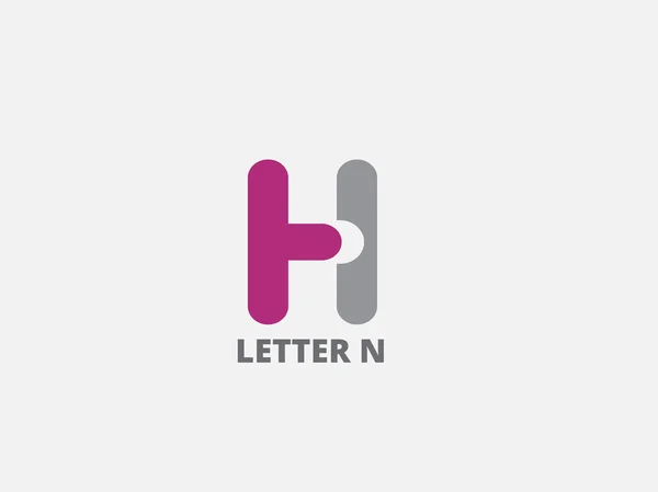 Písmeno H, logo ikonu šablony návrhu. Obchodní prvky vektoru. Royalty Free Stock Vektory