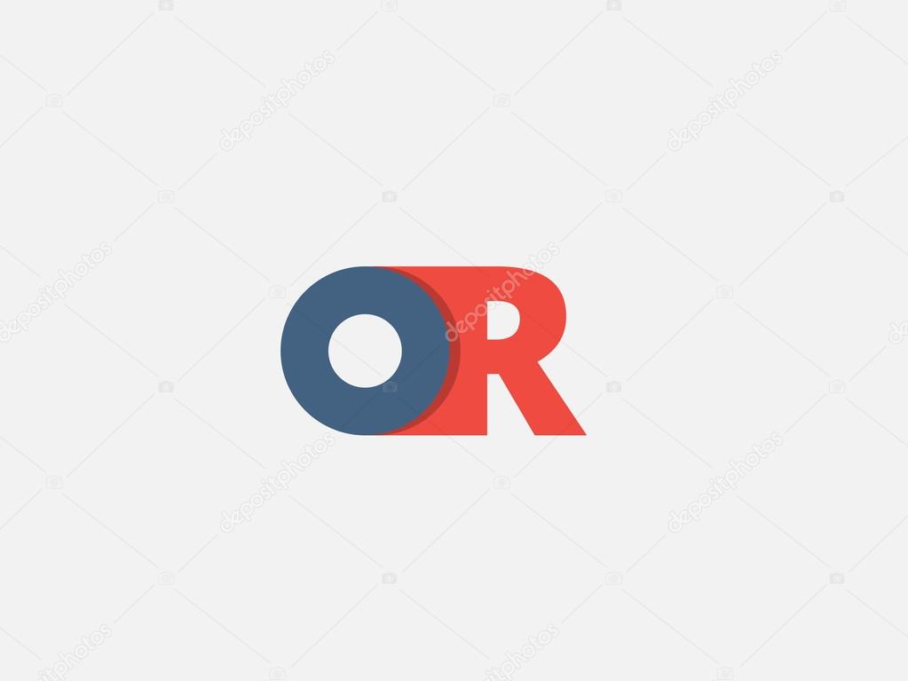 Letter R, logo icon design template. Vector business elements.