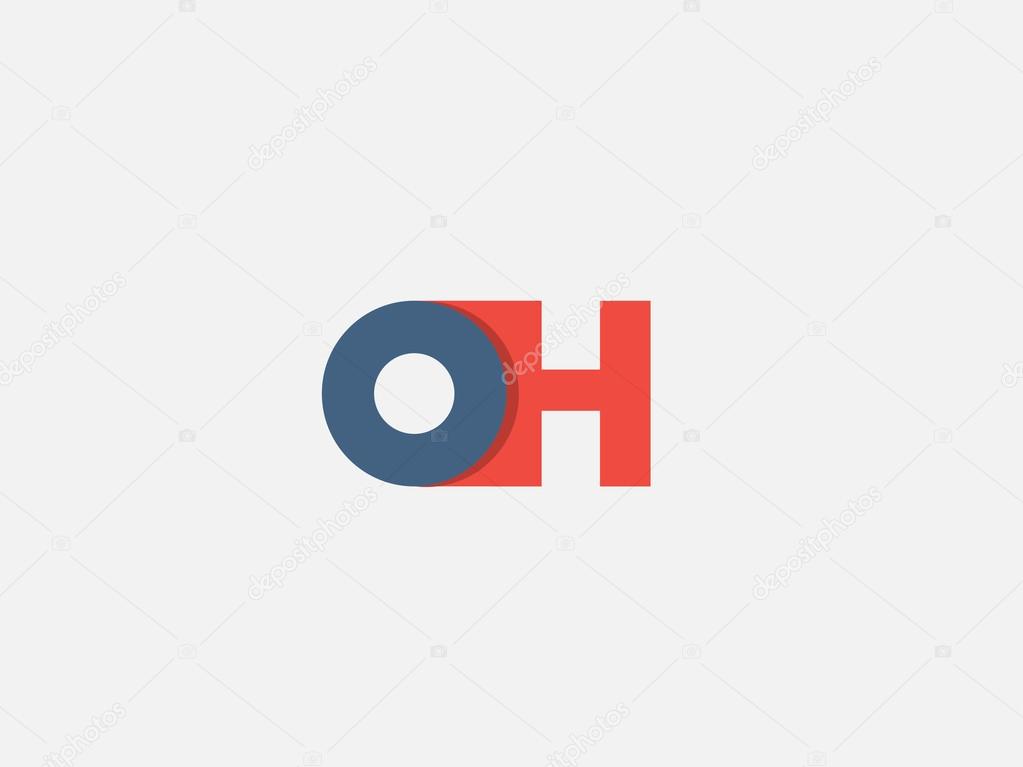 Letter H, logo icon design template. Vector business elements.