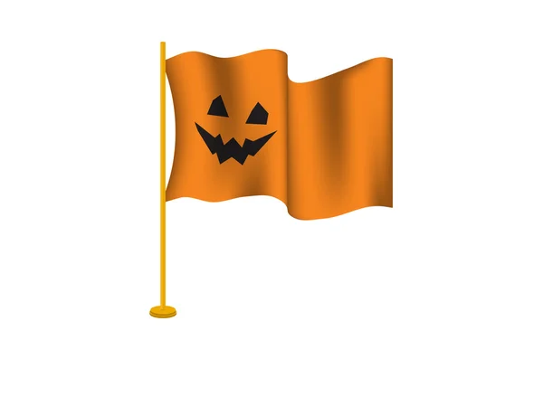 Bandera en el día de Halloween — Archivo Imágenes Vectoriales