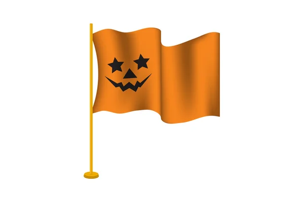 Flagge am Tag von halloween — Stockvektor