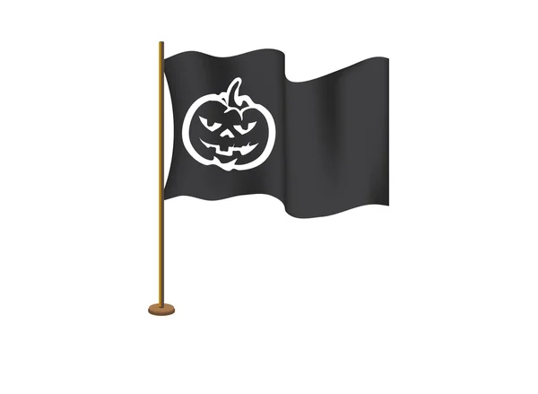 Flagga på dagen för halloween — Stock vektor