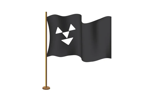 Flagga på dagen för halloween — Stock vektor