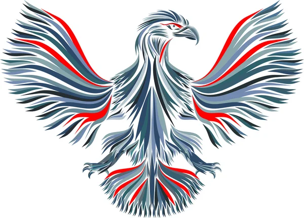 Färg eagle — Stock vektor