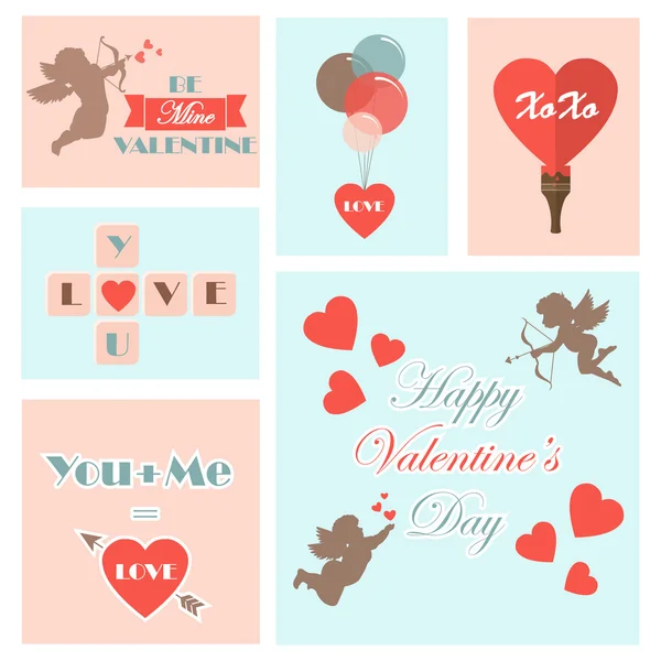 Valentines kort — Stock vektor