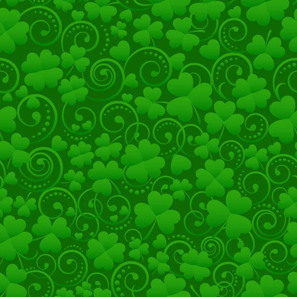 St. Patricks Day seamless pattern — Stock Vector