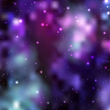 Galaxy arka plan. Soyut vektör çizim