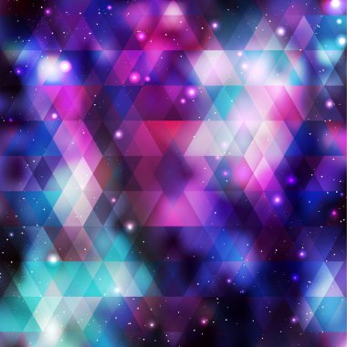 Galaxy background. Colorful vector illustration