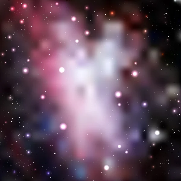 Plano de fundo da galáxia abstracta. Ilustração vetorial — Vetor de Stock