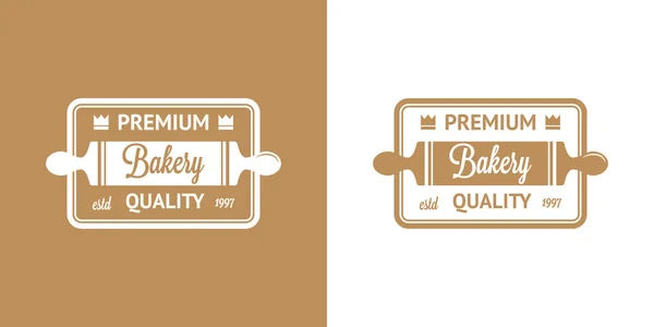 Logos Vintage Vector Boulangerie — Image vectorielle