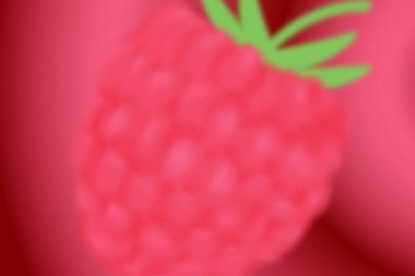 Gradyan arka planda bulanık ahududu. yaz vektör illüstrasyonu..