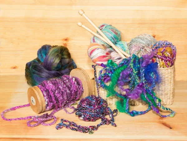毛糸編みの様々 な種類 — ストック写真