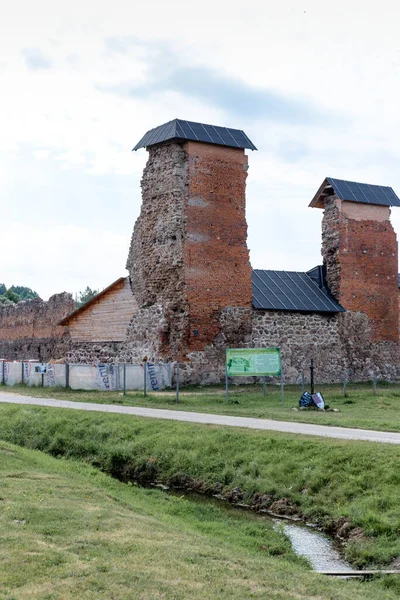 Krevo, regionen Grodno. Vitryssland. Krevo slott. — Stockfoto