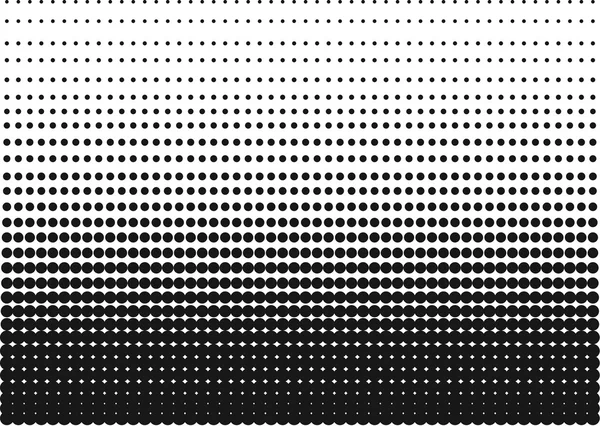 Gradient de demi-tons noir et blanc comme fond ou motif à utiliser Pop Art ou BD rétro. Clip Art modifiable . — Image vectorielle