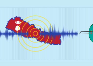 Nepal deprem kavramı. 