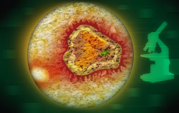 Representación gráfica de cualquier virus —  Fotos de Stock