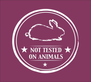 Değil test hayvanları logo kozmetik ürünleri ve daha fazlası için.