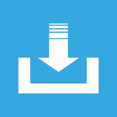 Depolama dosyası aşağı ok puan. Düzenlenebilir küçük resim.